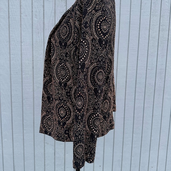 XSCAPE Petite Brown and Black Camisole and Matching Jacket - Picture 5 of 14